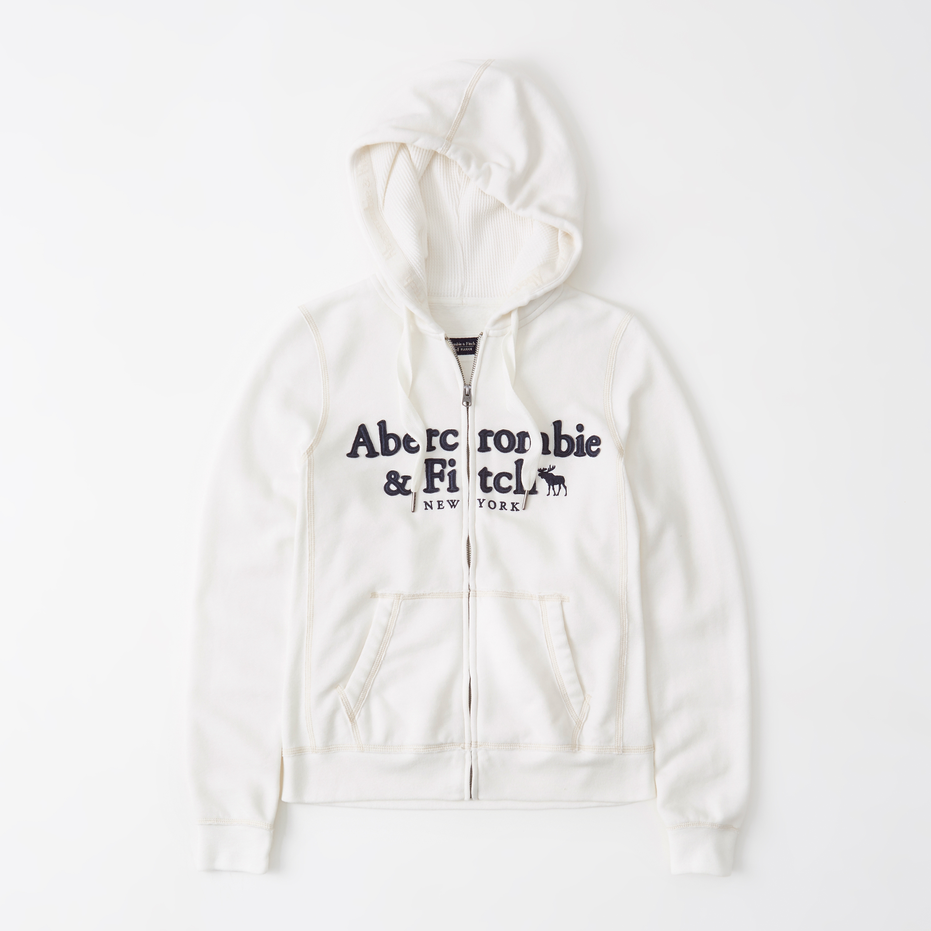 abercrombie fitch zip hoodie