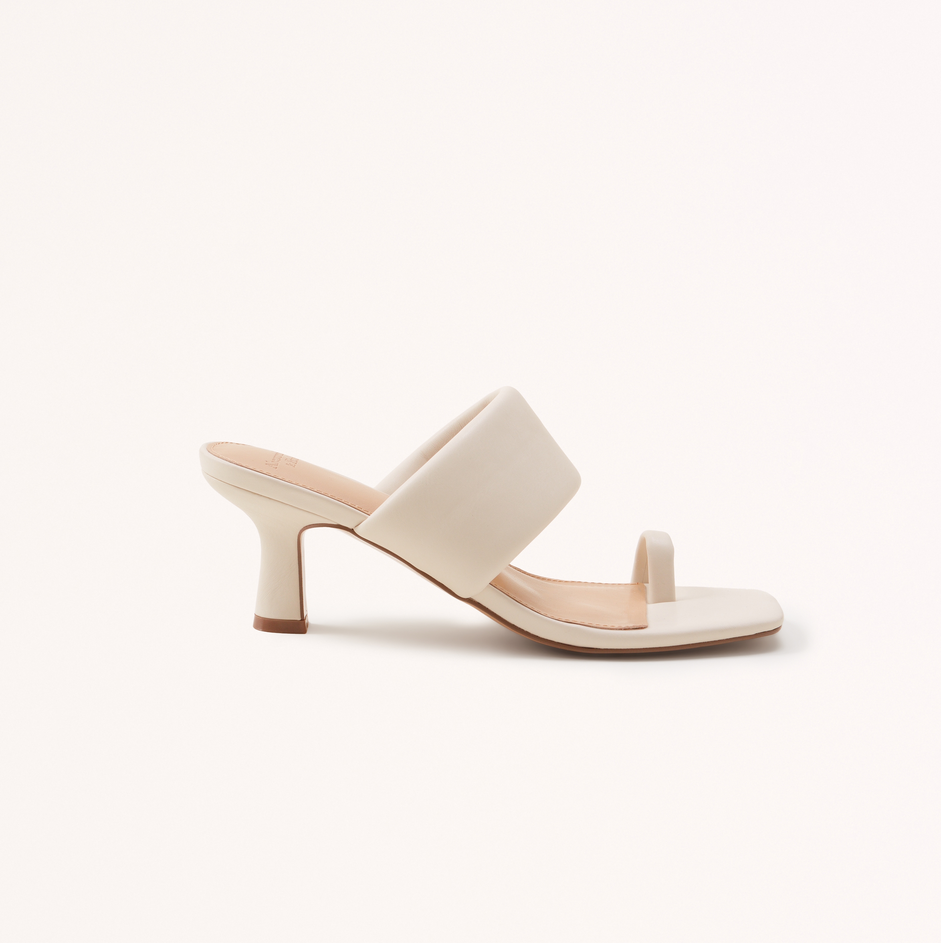 Mule heel online sandals