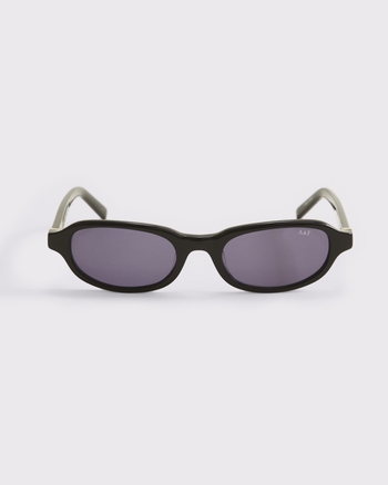 Narrow Oval Sunglasses