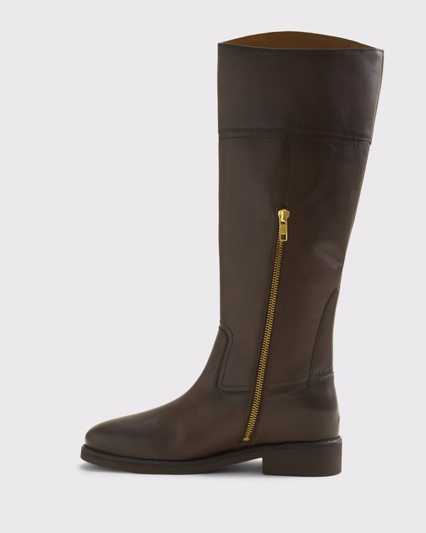 Frye Quinn Leather Riding Boot, Brown view 2