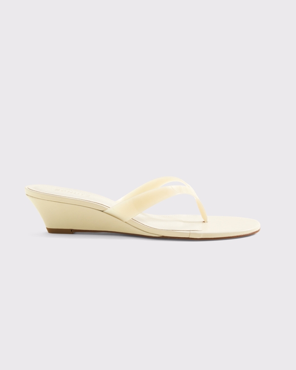 Schutz Roslyn Wedge Jelly Sandal, White view 1