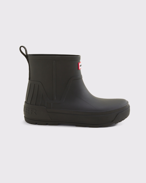 Hunter Women's Original Wales Ankle Rain Boot, Black view 2