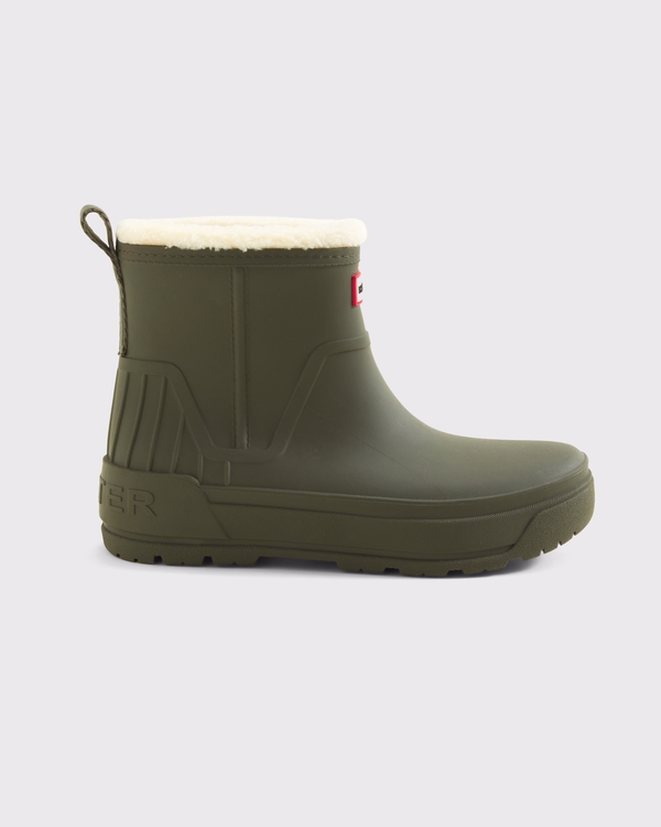 Hunter Women's Original Wales Ankle Rain Boot, Dark Green view 2