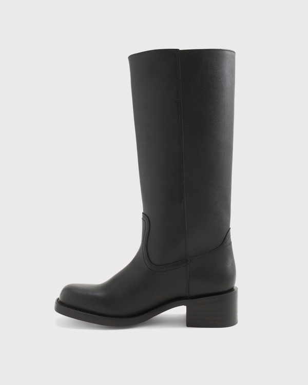 Frye Campus 14L Leather Boot, Black view 2