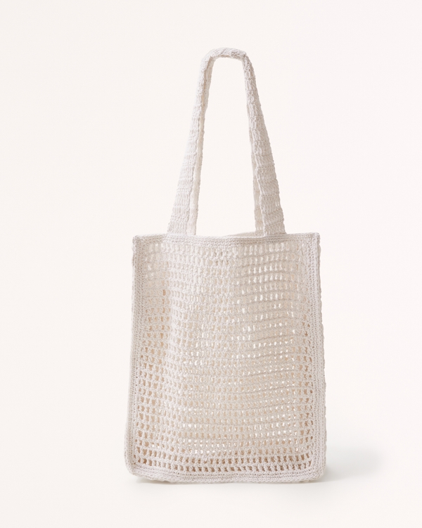 Women's Crochet Tote Bag | Women's Accessories | Abercrombie.com