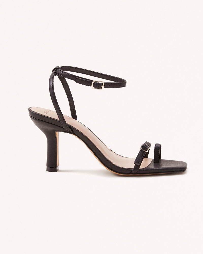 Toe loop clearance sandals heels