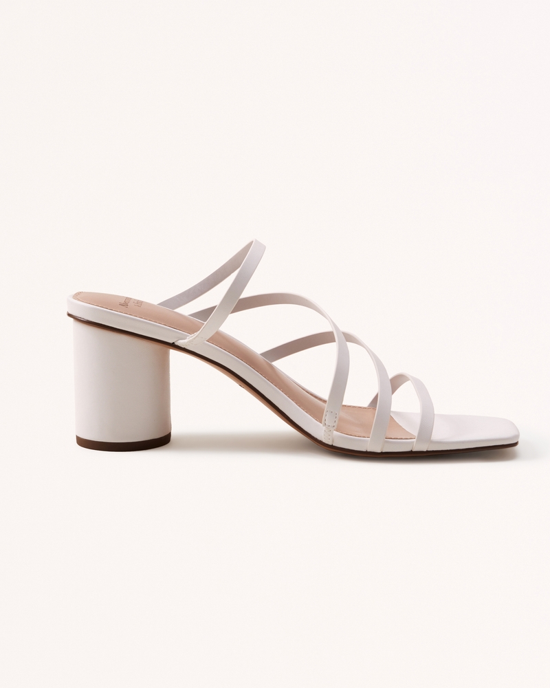 Women's Strappy Circular Heels | Women's Shoes | Abercrombie.com