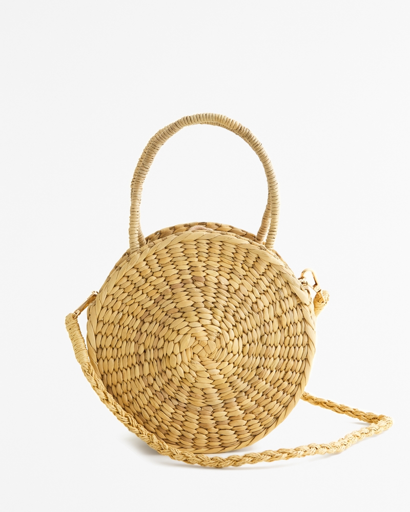 Straw crossbody purse sale