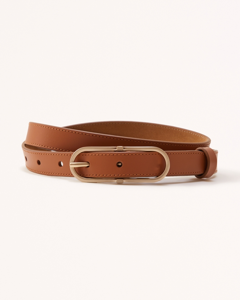 Oval Buckle Belt