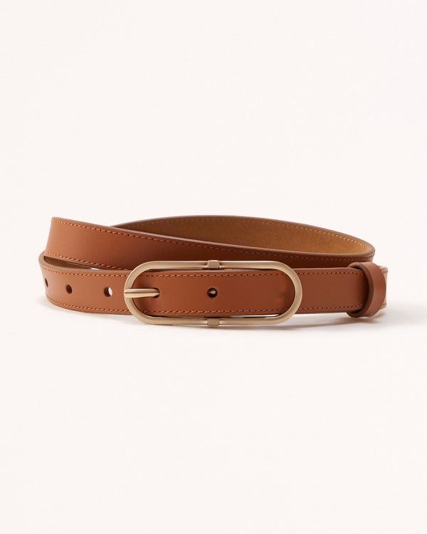 Oval Buckle Belt