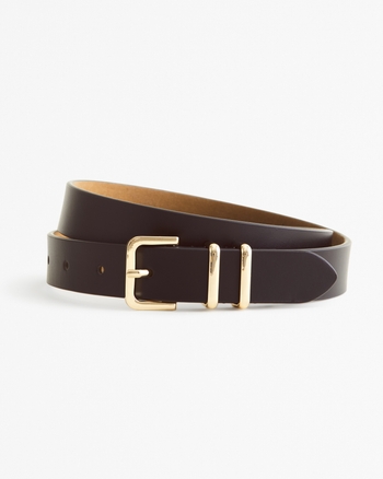 Women s Square Skinny Belt Women s Accessories Abercrombie