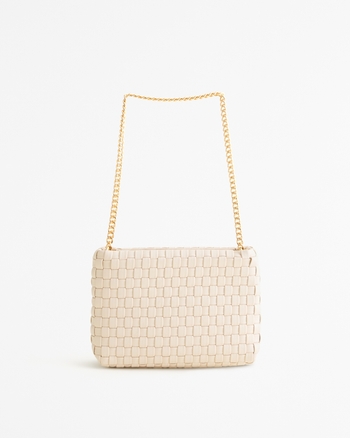 Damen Mini Tasche mit Kettendesign aus Kunstleder Damen Angebote Abercrombie