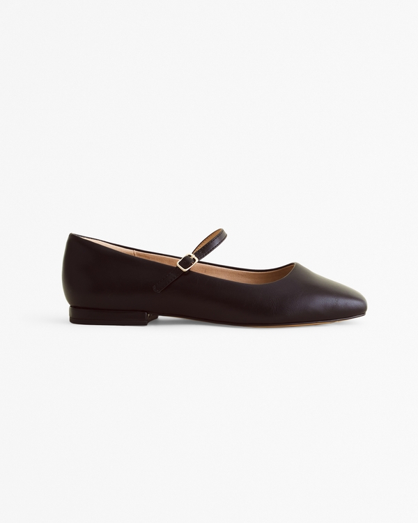 Mary Jane Flats, Black