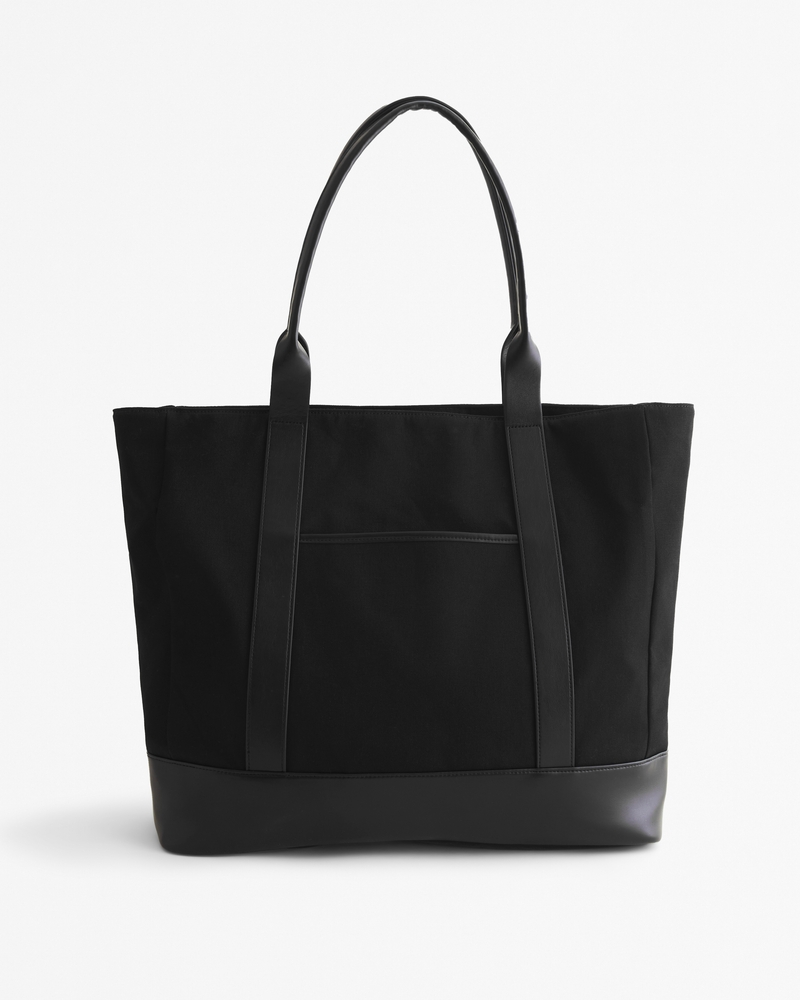 Black cloth tote bag sale