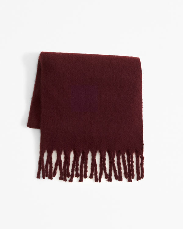 Chunky Scarf, Deep Wine