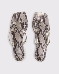 Thong Kitten Heel Sandals