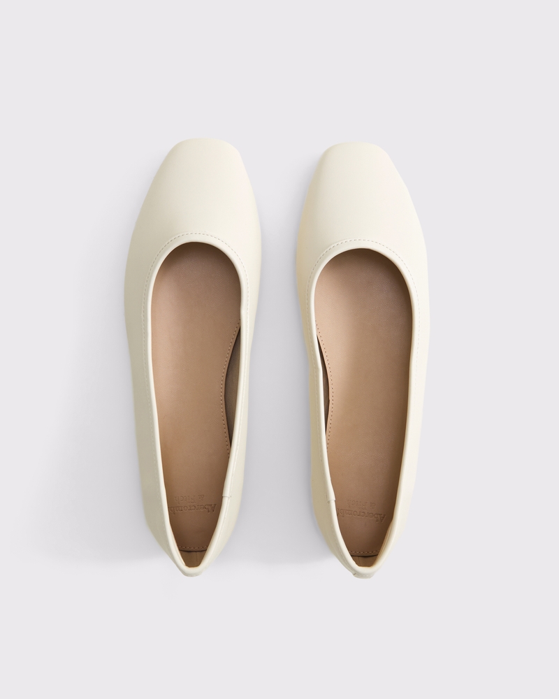 Vegan Leather Balletic Flats