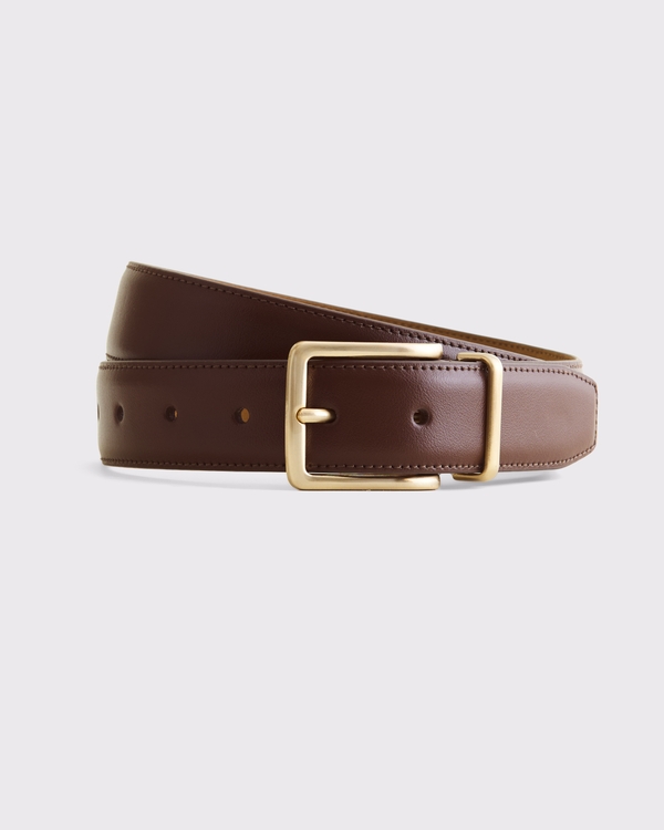 90s Chunky Belt, Cocoa view 1