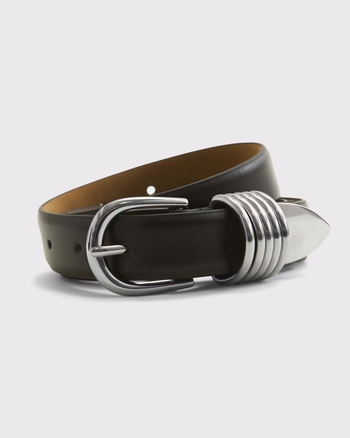 Essential Rounded Leather Belt