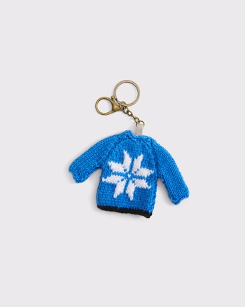 Knitted Sweater Bag Charm