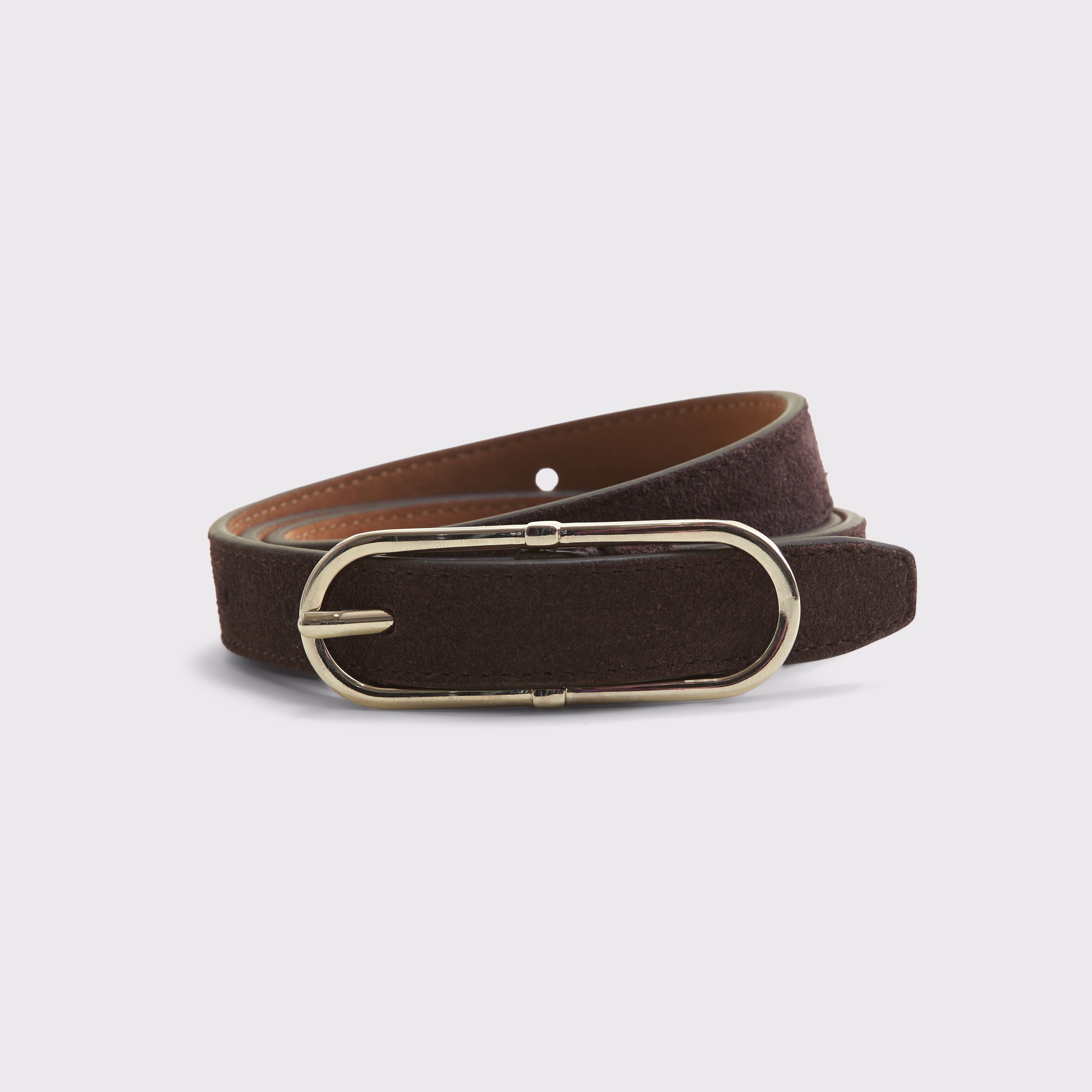 Abercrombie & Fitch Oval Buckle Belt In Brown