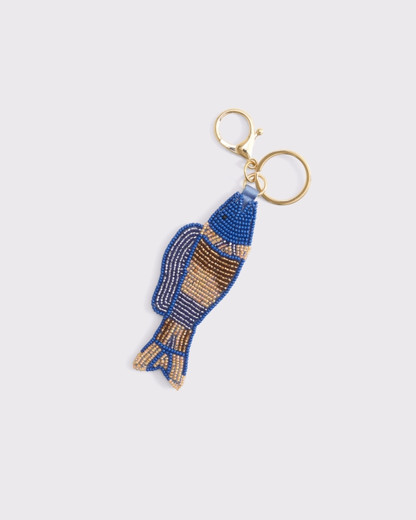 Bag Charm, Blue view 1