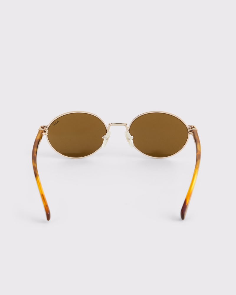 Wire Frame Oval Sunglasses