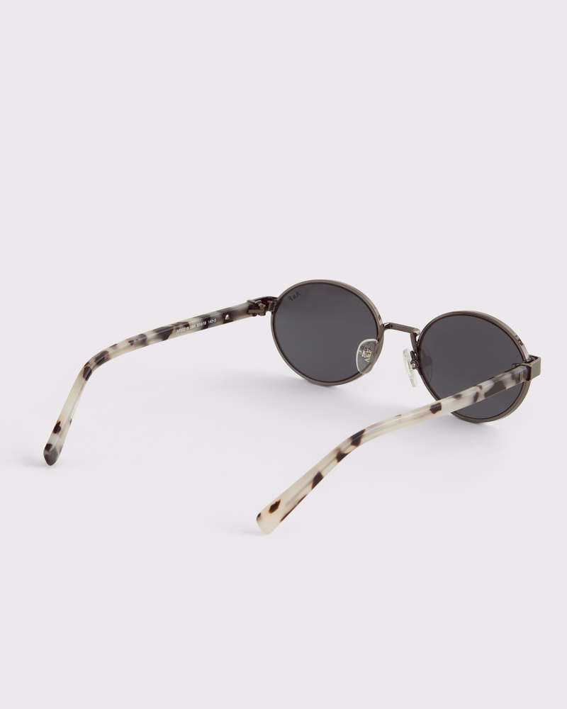 Wire Frame Oval Sunglasses