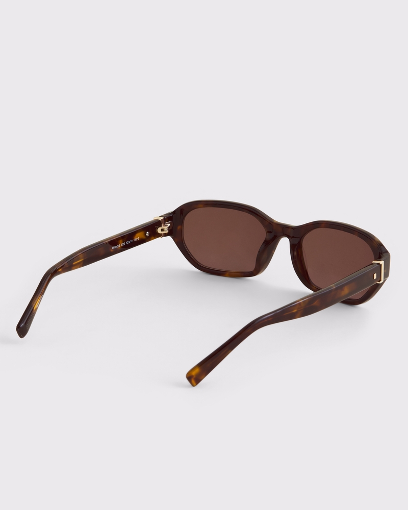 Angled Rectangular Sunglasses