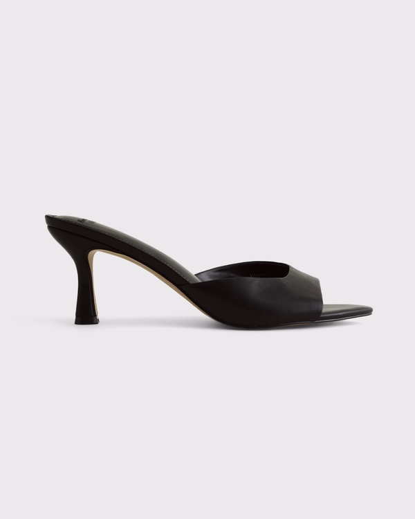 Slip-On Mule Heels, Black view 1