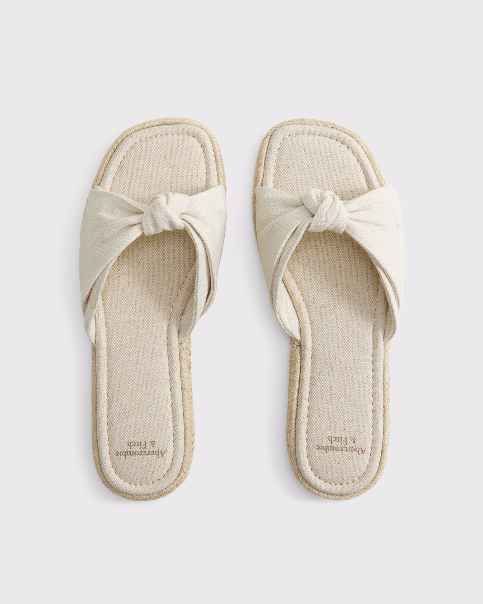 Knotted Slide Sandals