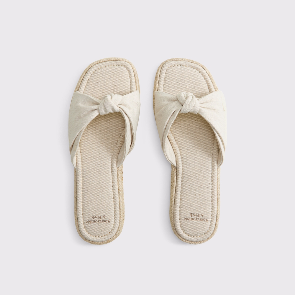 Knotted Slide Sandals