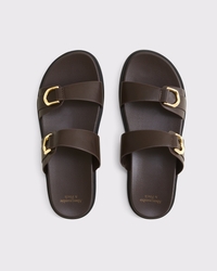 Double-Strap Hardware Sandals