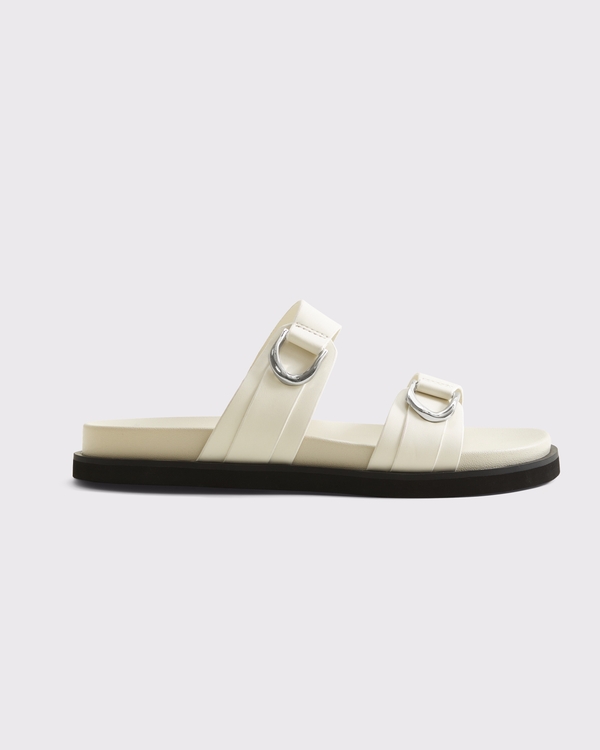 Double-Strap Hardware Sandals