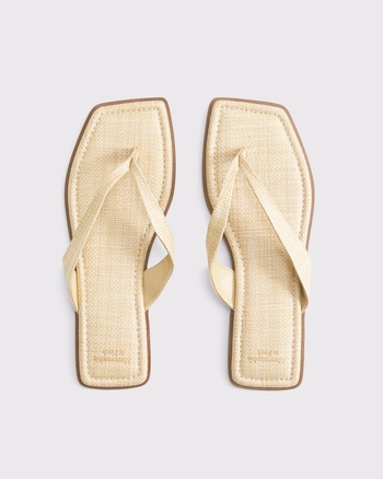 【美品】CLINCH Thong sandal Latigo OD オリーブ White Wynn Sculptural-Heel Thong Sandals - CHARLES & KEITH SG