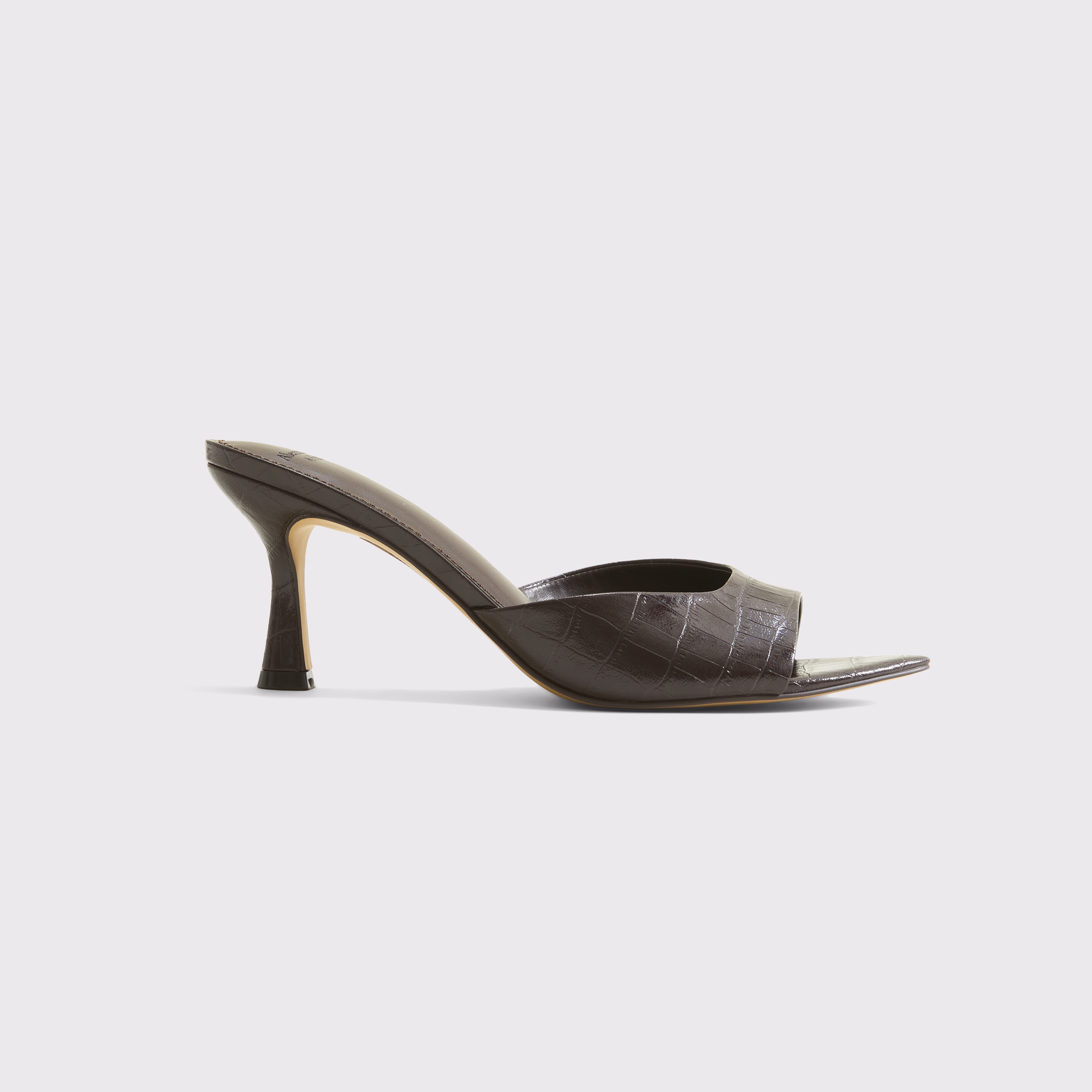 Abercrombie & Fitch Slip-on Mule Heels In Brown