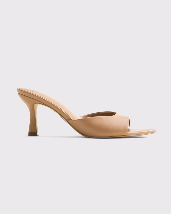 Slip-On Mule Heels, Brown view 1