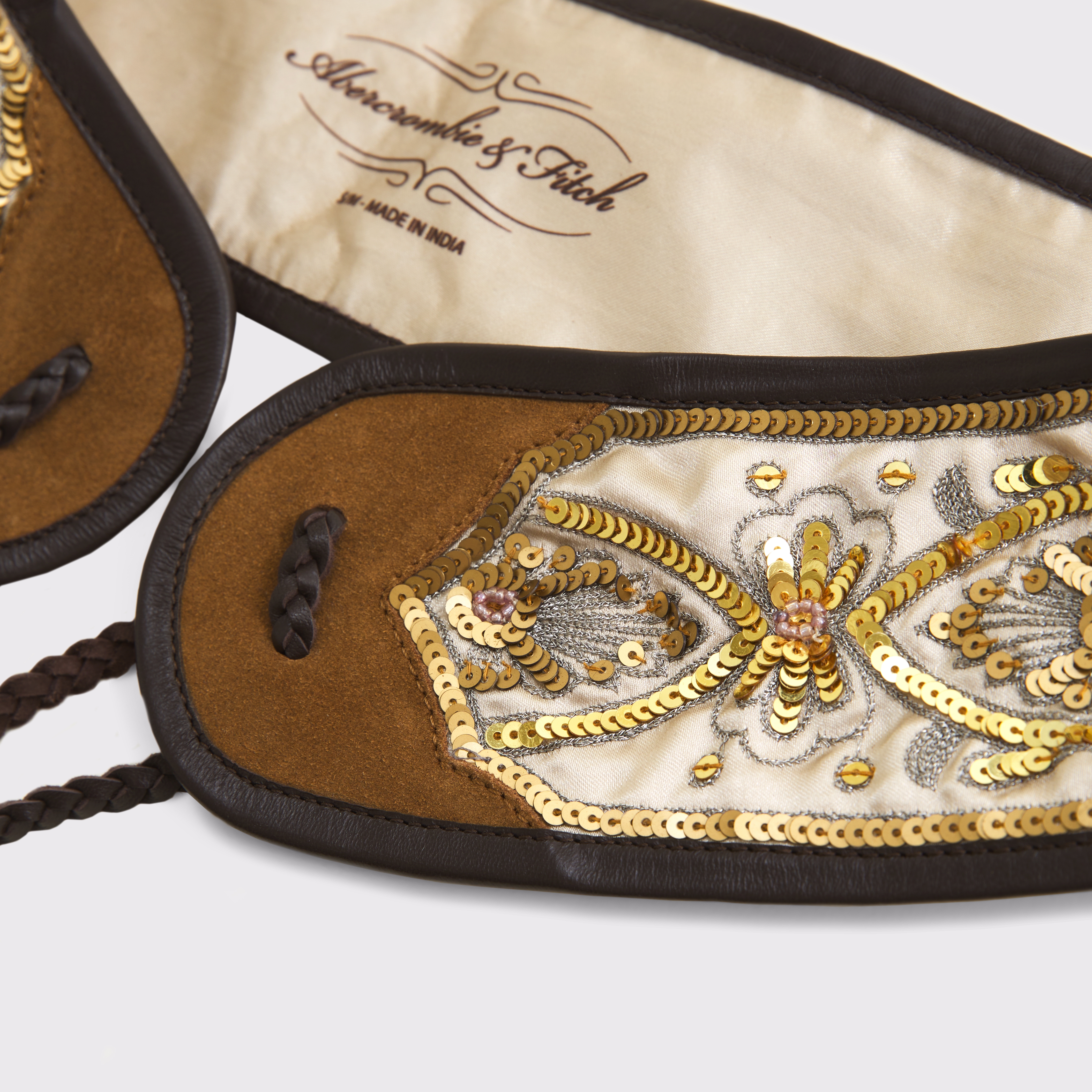 Женские ремни Abercrombie & Fitch Embellished Wide Sash Belt — фото 2