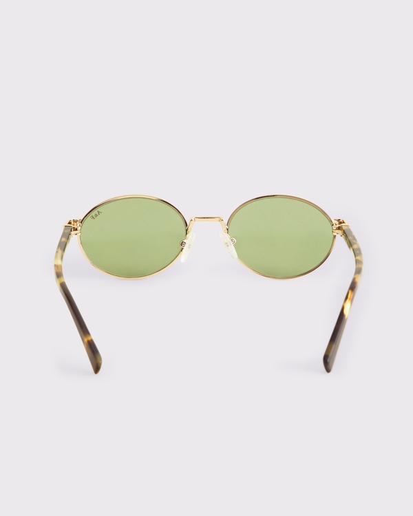 Wire Frame Oval Sunglasses