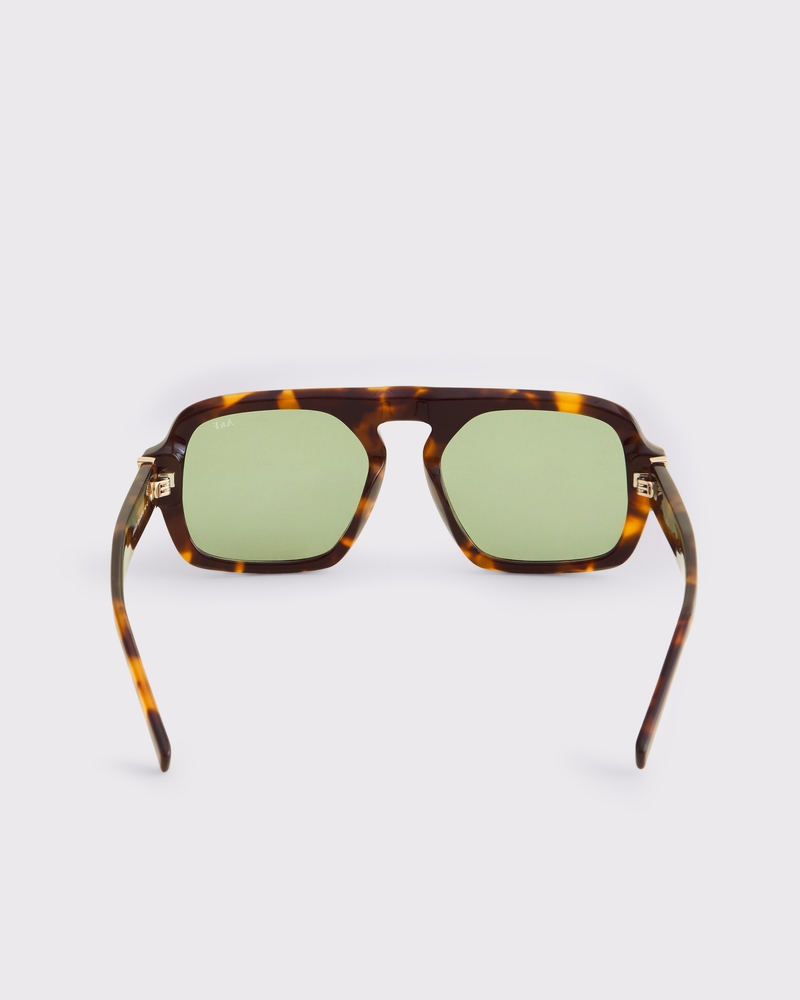 Rectangular Aviator Sunglasses