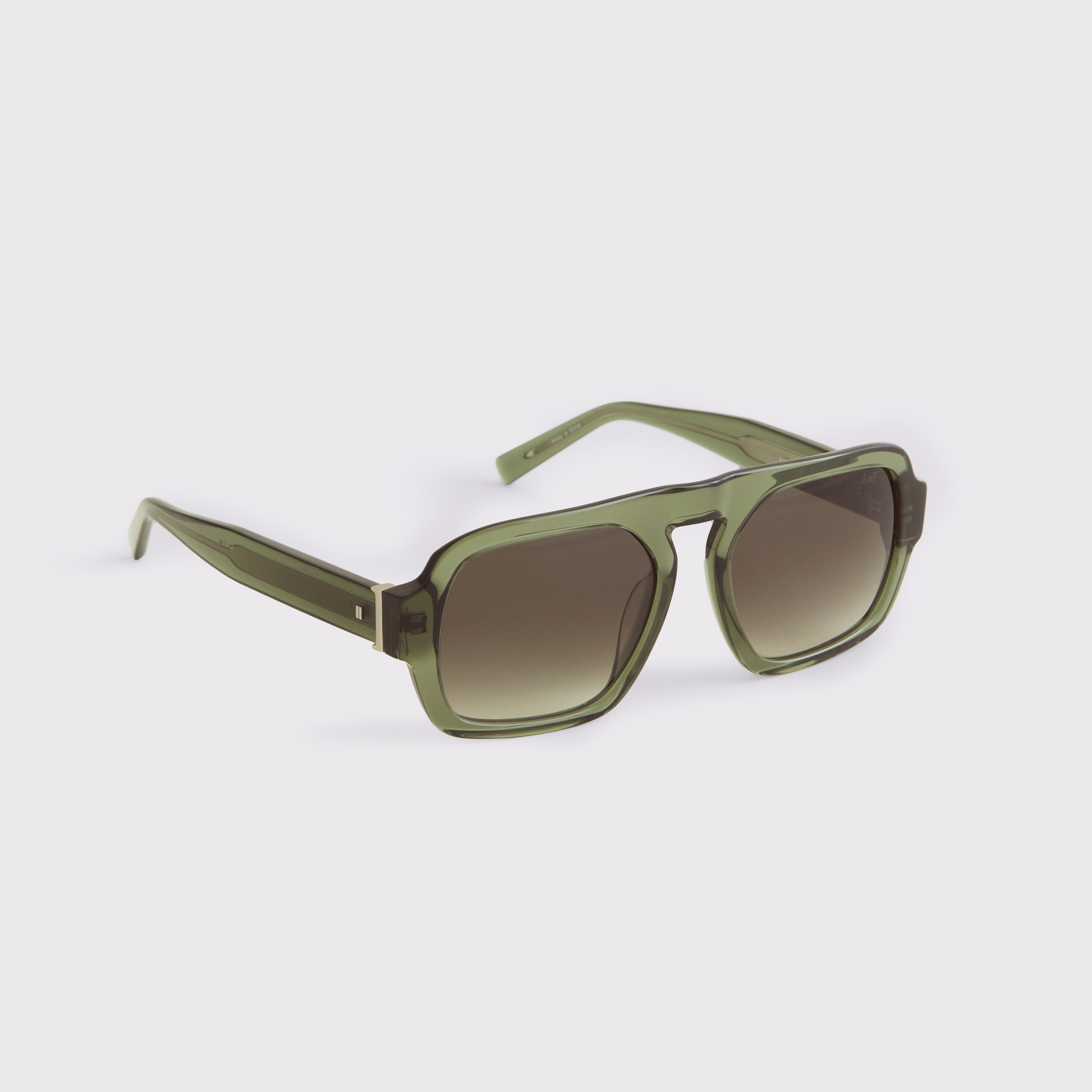 Женские солнцезащитные очки Abercrombie & Fitch Rectangular Aviator Sunglasses — фото 2