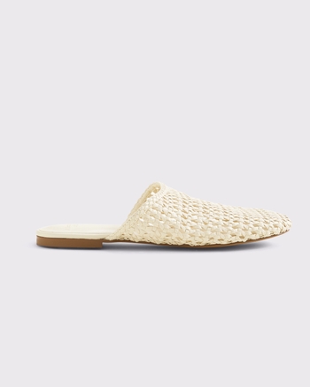 Woven Mule Flats