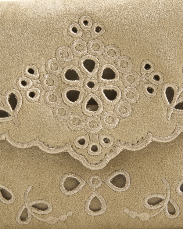 Cutwork Shoulder Bag, Creamy Brown view 2