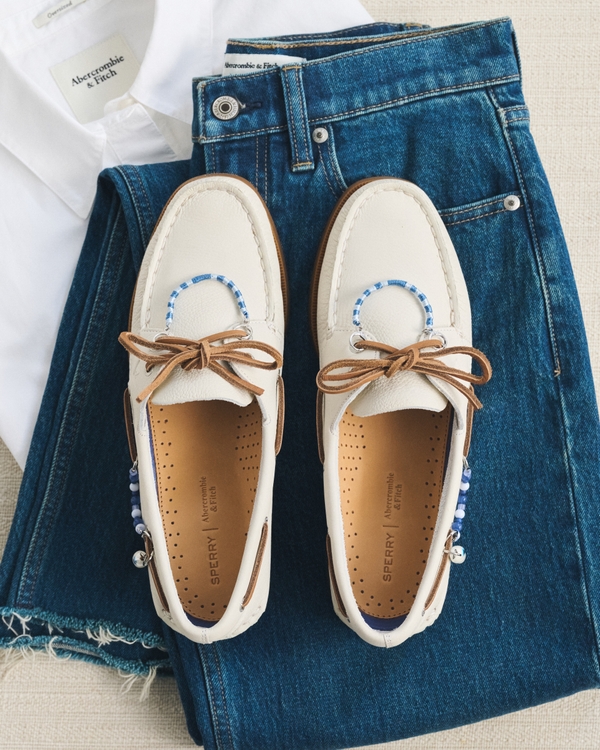 Sperry Authentic Original Women's 2-Eye Boat Shoe, White view 2