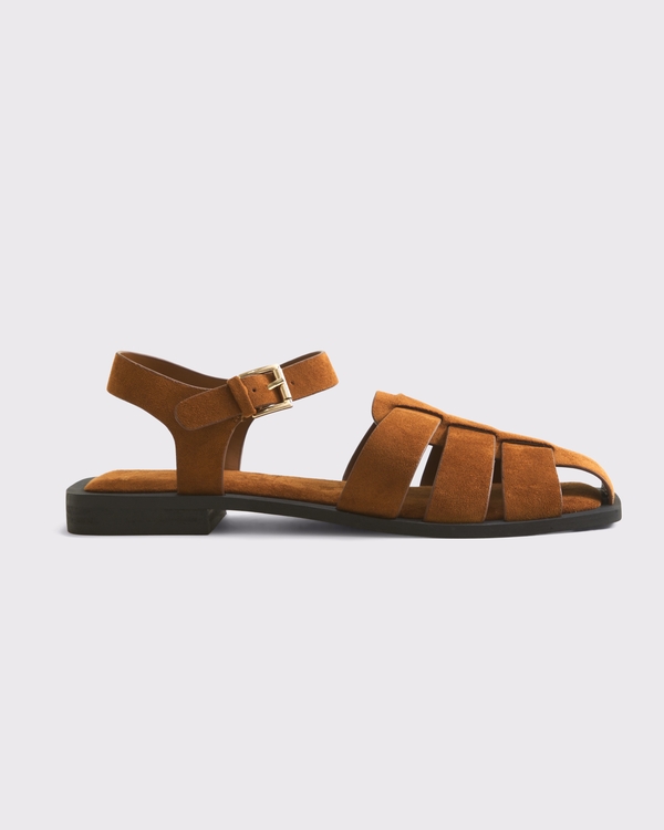 Fisherman Sandals, Brown view 1