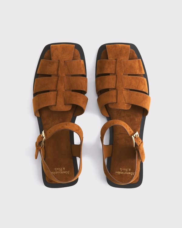 Fisherman Sandals, Brown view 2