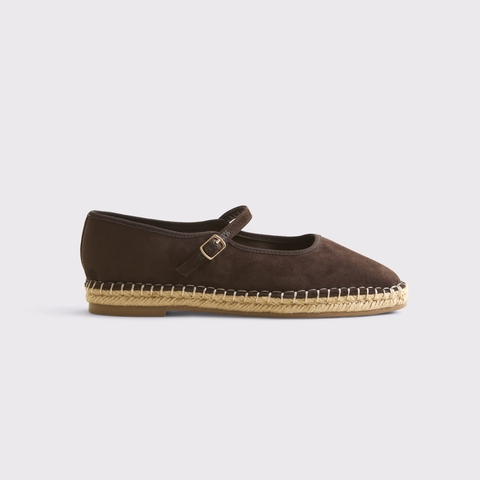 Abercrombie & Fitch Vegan Suede Espadrille Flats