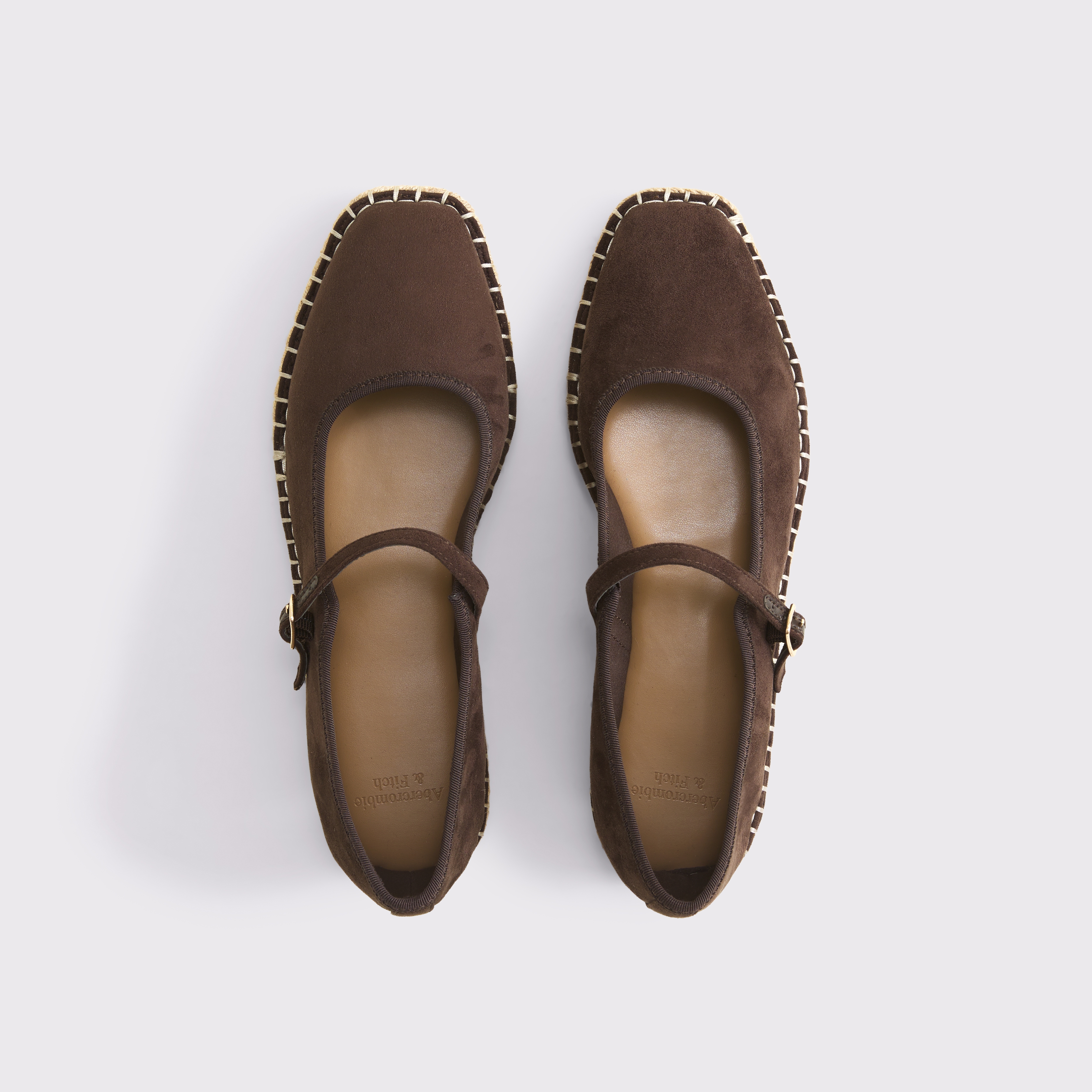 Abercrombie & Fitch Vegan Suede Espadrille Flats — фото 2