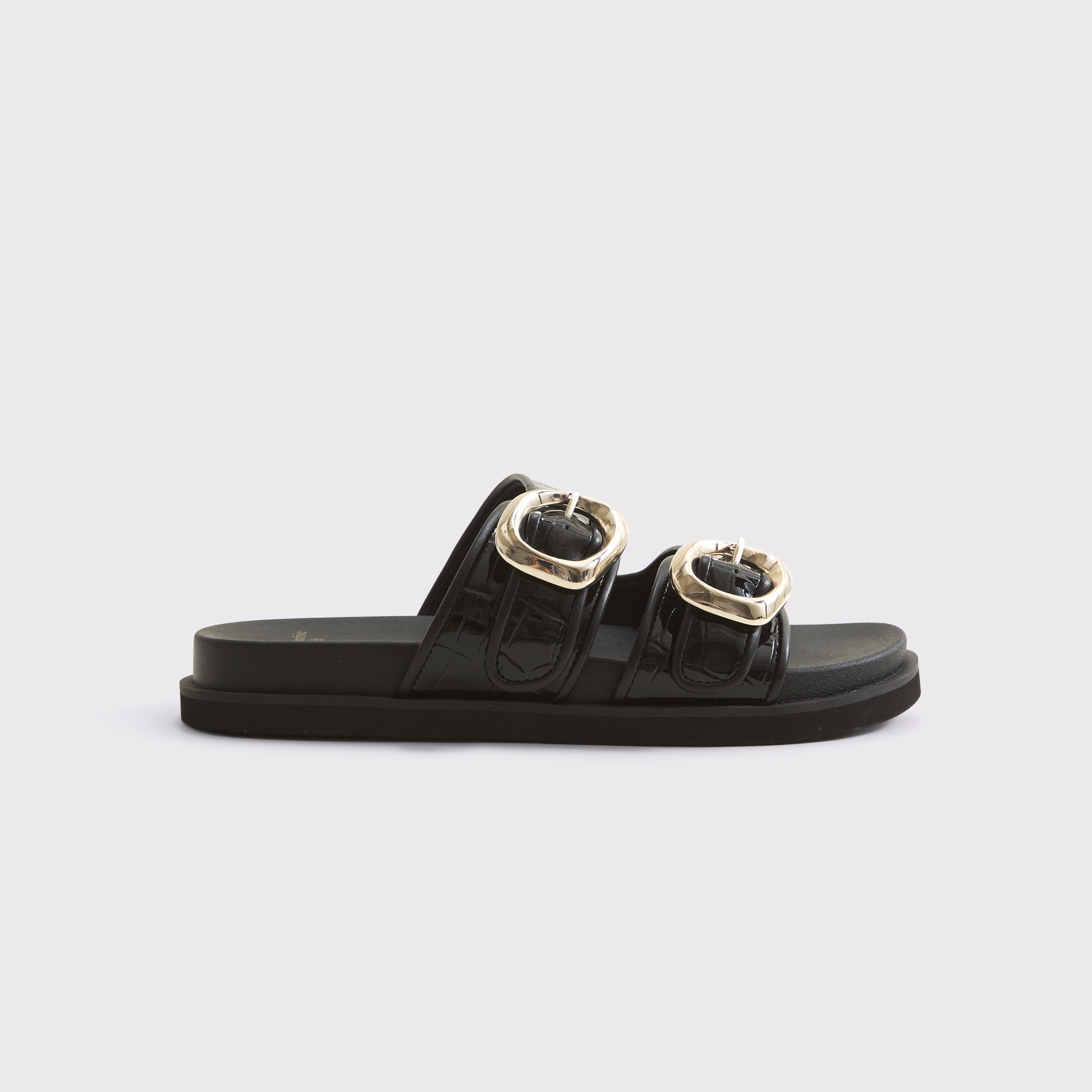 Женские сандалии Abercrombie & Fitch Embossed Crocodile Slide Sandals — фото 2