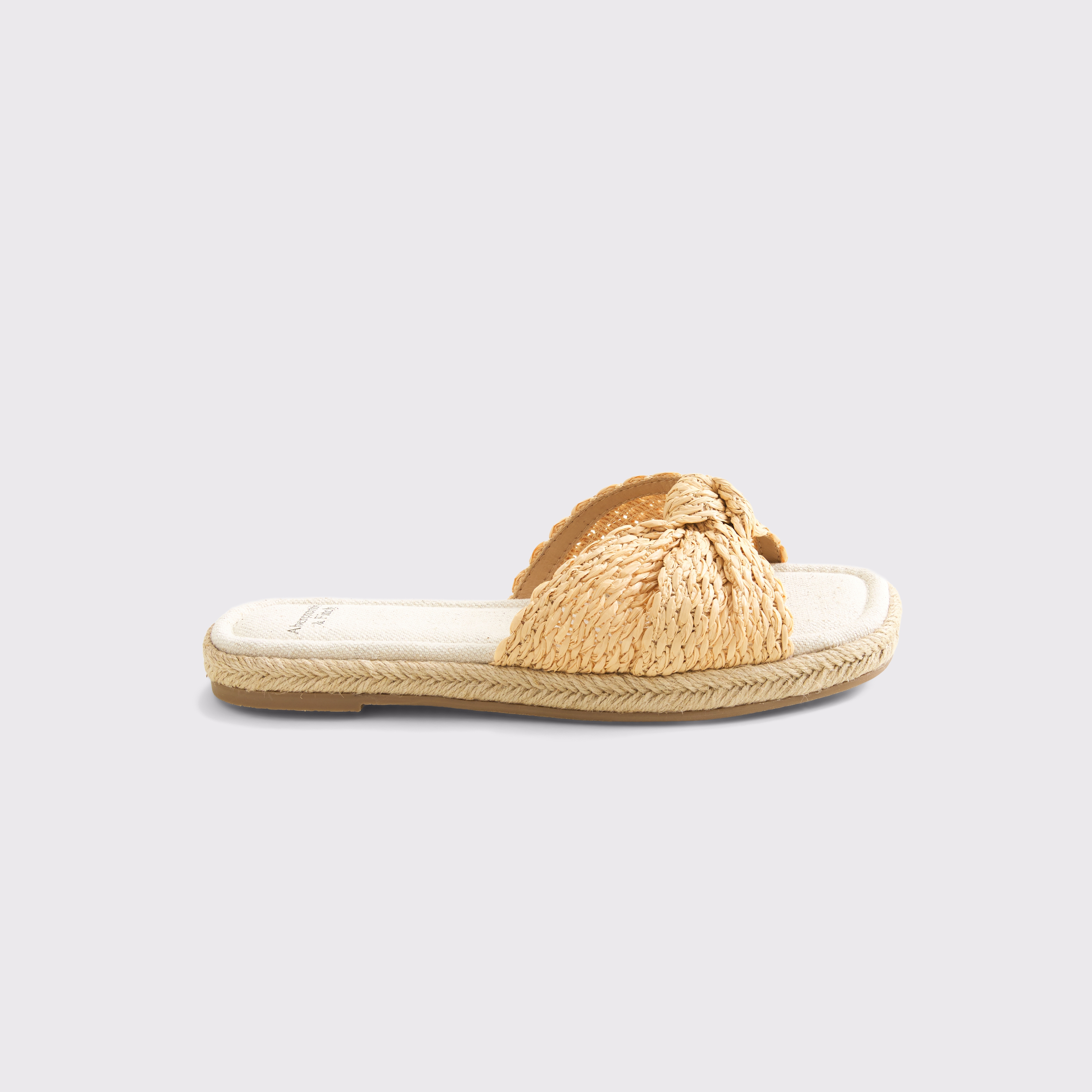 Женские сандалии Abercrombie & Fitch Knotted Espadrille Slide Sandals — фото 2